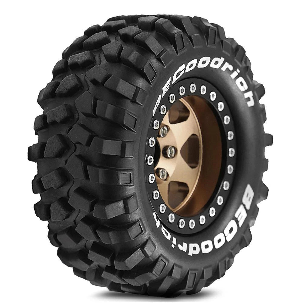 Redspider 1.9" 95mm RC Climbing Car Wheel Hub Tires Set of 4 RC Car Wheel Tires Richie's