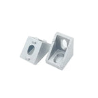 100-Pc 2020 Black Aluminum Corner Bracket Set – Nuts & Screws Aluminum Profile Hardware Richie's