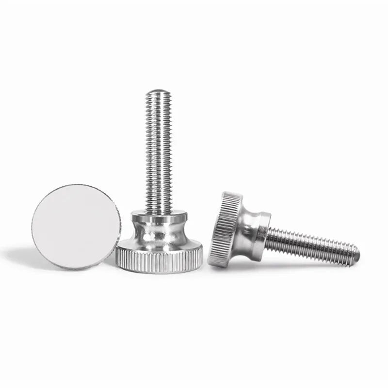 M8 Stainless Steel Knurled Thumb Screws Hand Tighten GB834 2Pcs Thumb Screws Richie's