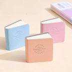 3-Pack Mini Watercolor Sketchbooks 2x2" – 48 Sheets Faux Leather Watercolor Sketchbook Set Richie's Cream color scheme