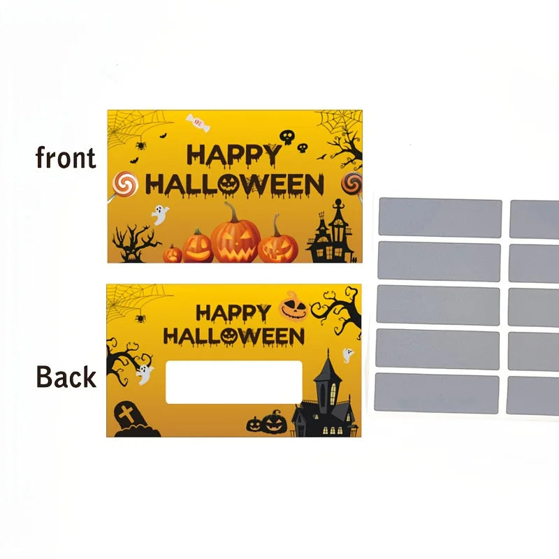 Halloween Scratch Cards Party Lottery Tickets – 30 or 50 Pack Party Scratch Cards Richie's