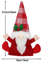 Christmas Gnome Knit Wine Bottle Cover | Holly Berry Xmas Decor Wine Bottle Cover Richie's
