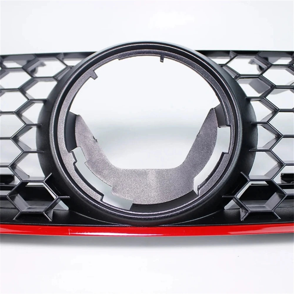 VW Polo 2005–2009 GTI Honeycomb Front Bumper Grille Gloss Black Car Front Grille Richie's
