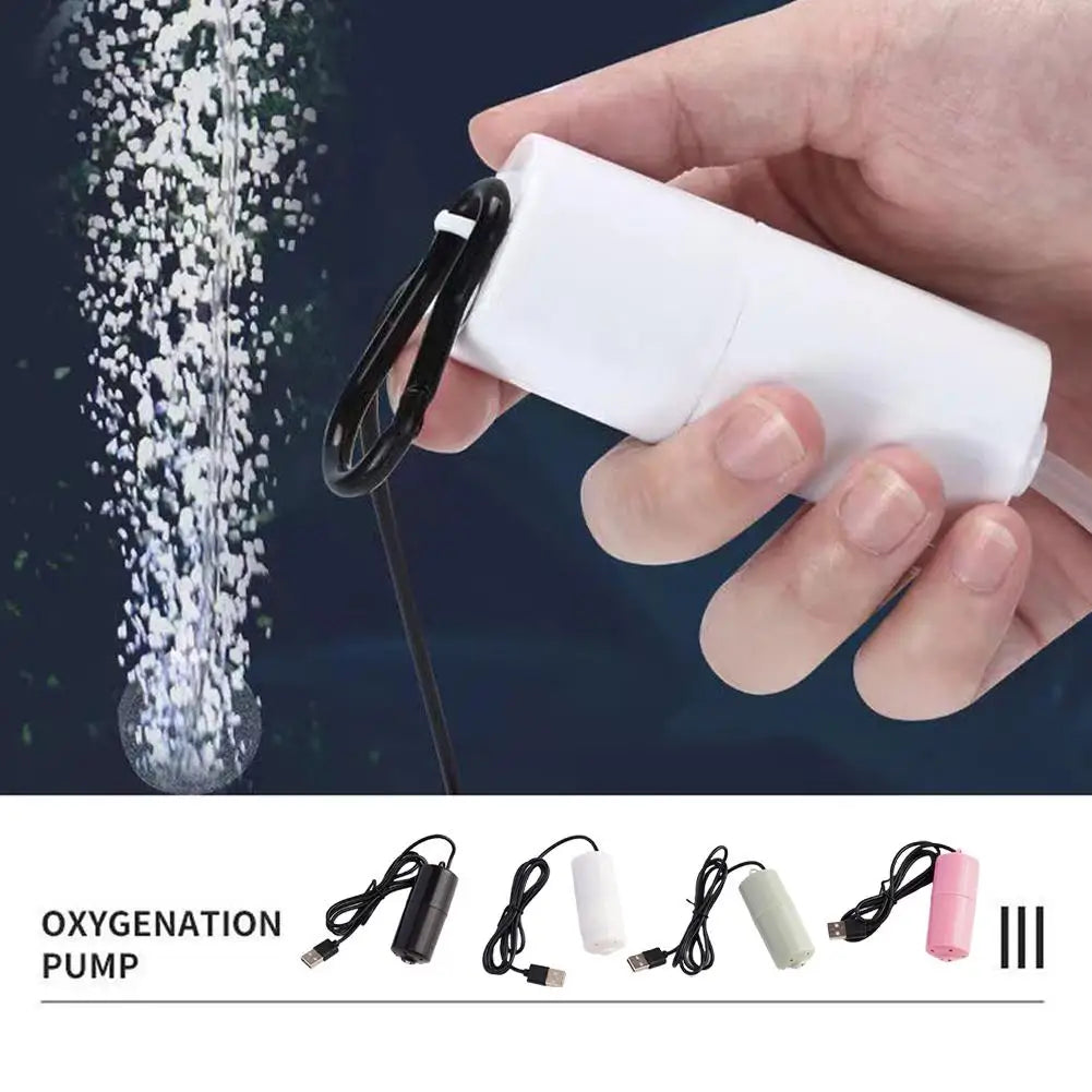 USB Mini Aquarium Air Pump – Ultra Quiet Fish Tank Aerator Aquarium Air Pump Richie's