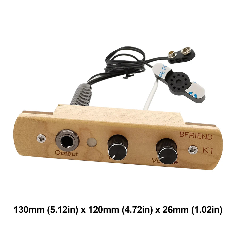 Cajon Drum Pickup System with Tone & Volume Control | APWIKOGER Drum Pickup System Richie's