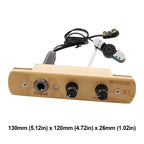Cajon Drum Pickup System with Tone & Volume Control | APWIKOGER Drum Pickup System Richie's