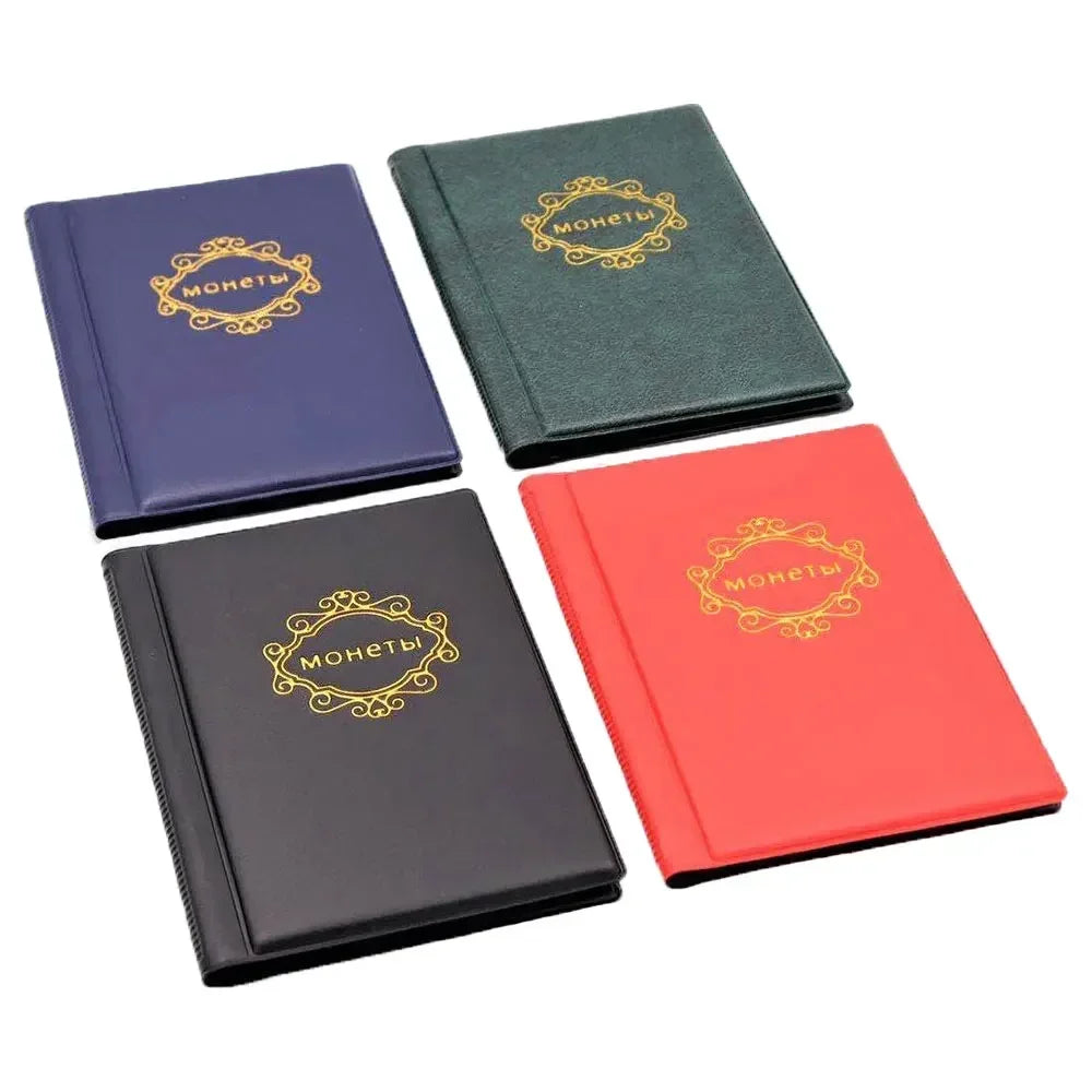 PU Leather Coin Album 120 Pockets 10 Pages Collection Book Coin Collection Album Richie's