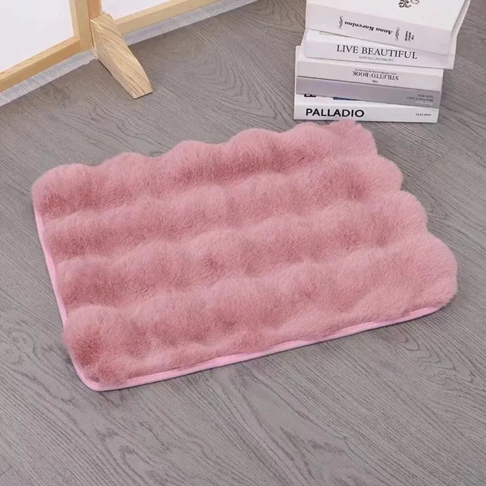 Ultra-Soft Plush Pet Mat – Warm Thickened Cat & Dog Bed Pet Sleeping Mat Richie's Pink 30x40
