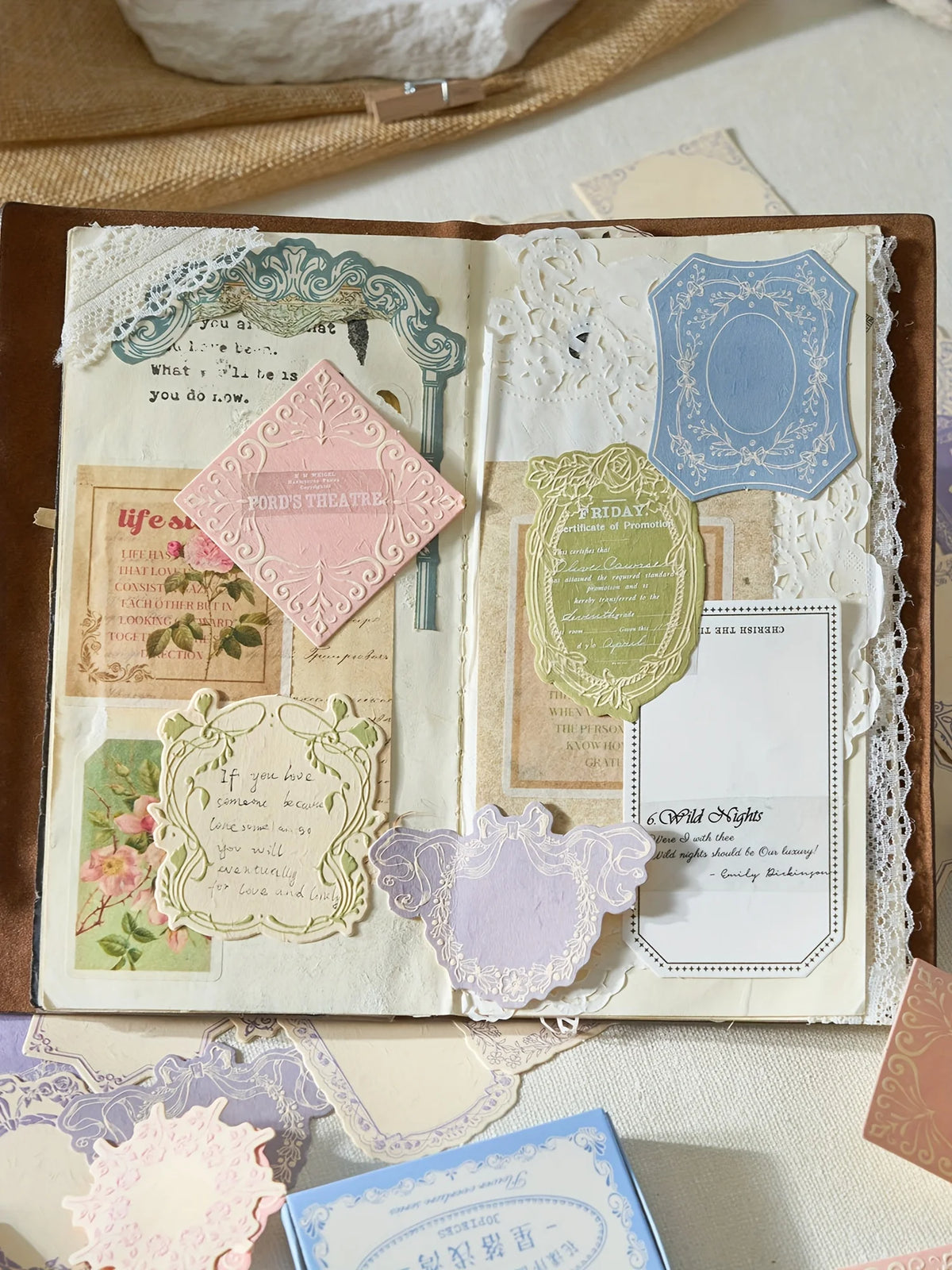 Vintage Embossed Note Cards – Floral & Geometric Textured Paper Embossed Note Cards Richie's