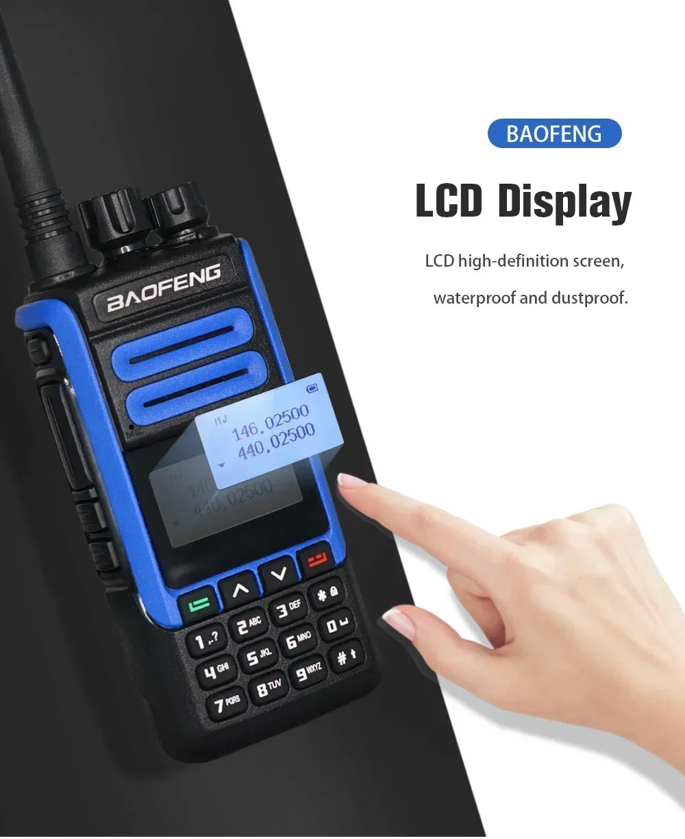 BaoFeng BF-H7 10W Dual Band UHF/VHF Walkie Talkie Two-Way Radio Two-Way Radio Richie's
