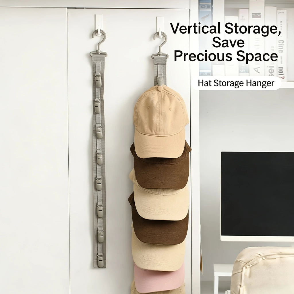 8-Clip Hat Storage Hanging Bag | Door & Wardrobe Organizer Hat Storage Organizer Richie's