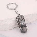 Retro Racing Car Keychain – Zinc Alloy Metal Key Ring Fob Car Keychain Richie's