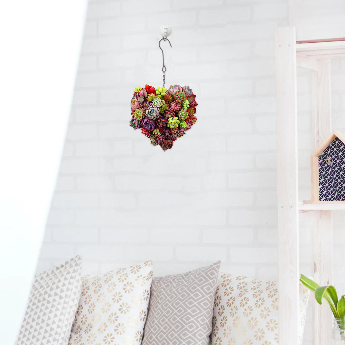 Heart Shaped Iron Wall Hanging Planter Basket | Home & Garden Wall Hanging Planter Richie's