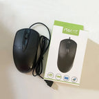 FUCHU USB Wired Optical Mouse 1200DPI 3-Button Plug & Play Wired Optical Mouse Richie's Box Package