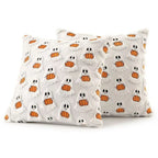 Halloween Ghost Pumpkin Throw Pillow Cover 45x45cm Throw Pillow Cover Richie's