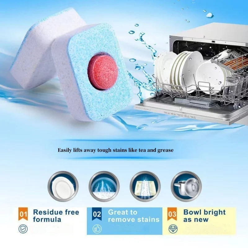 10-Pack Dishwasher Cleaning Tablets – Descaling & Odor Removal Dishwasher Cleaning Tablets Richie's
