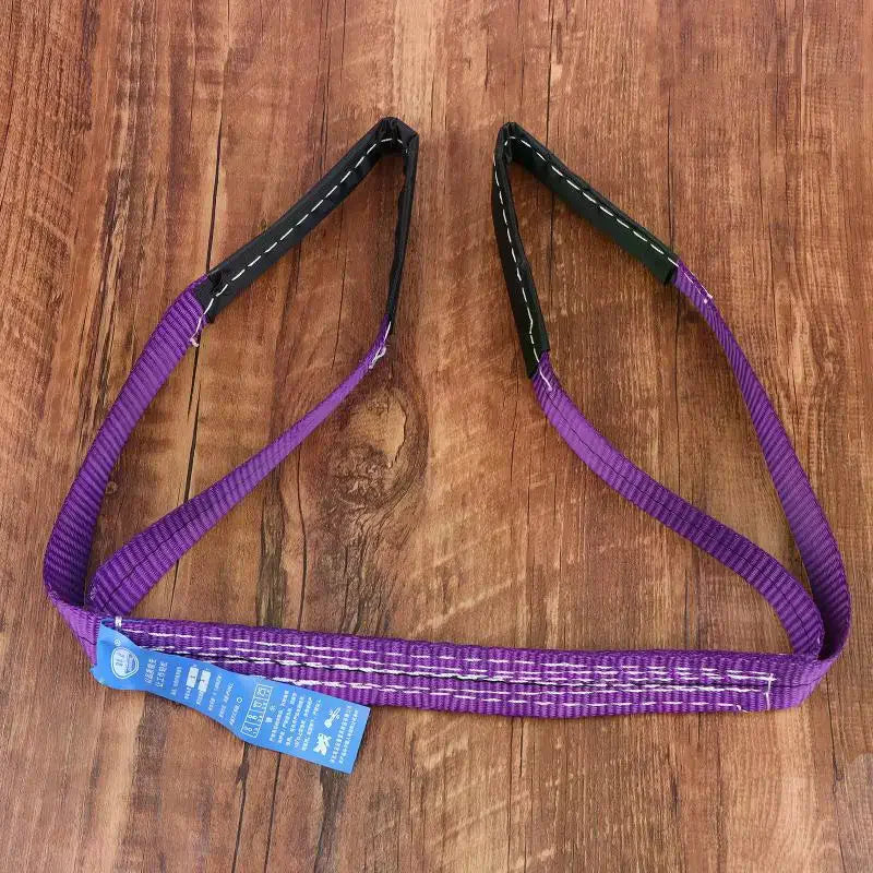1-Ton Heavy Duty Flat Lift Sling Strap – Double Buckle Lifting Sling Strap Richie's