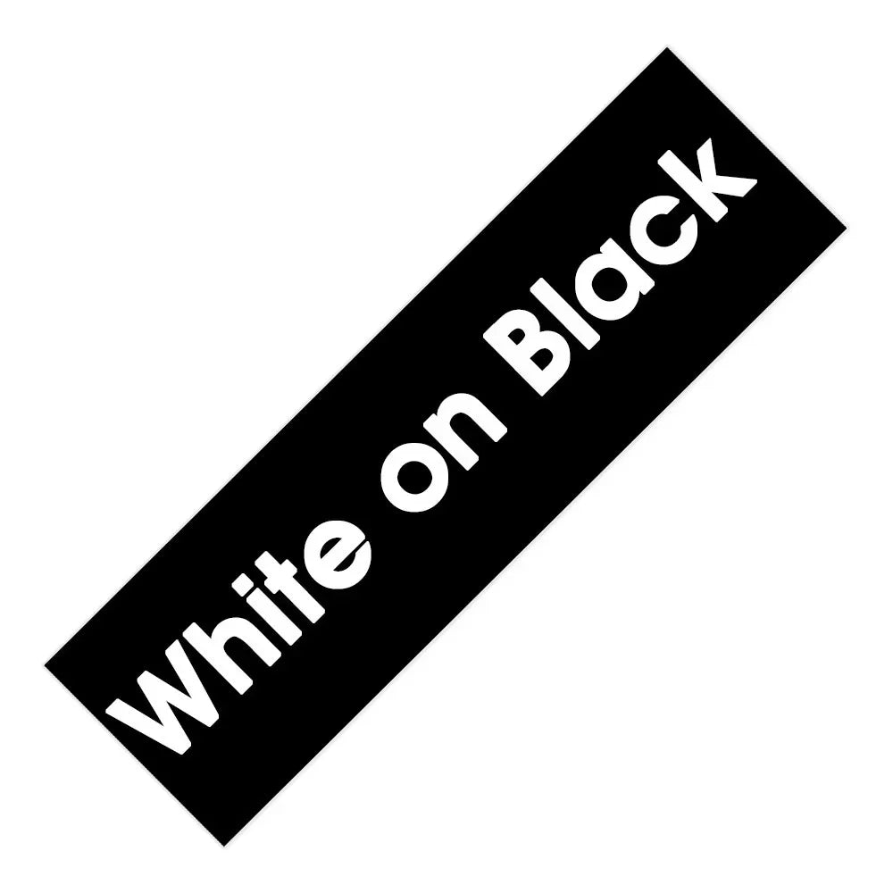 Brother P-Touch TZe Compatible Laminated Label Tape 6–24mm Label Maker Tape Richie's White on Black 9mm