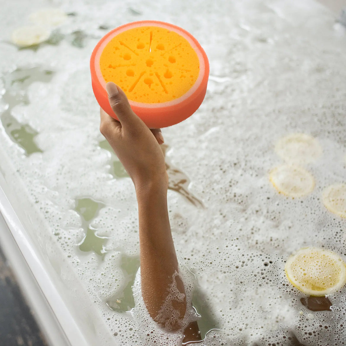 4-Pack Fruit Shaped Bath Sponges – Exfoliating Body Scrubber Exfoliating Bath Sponge Richie's