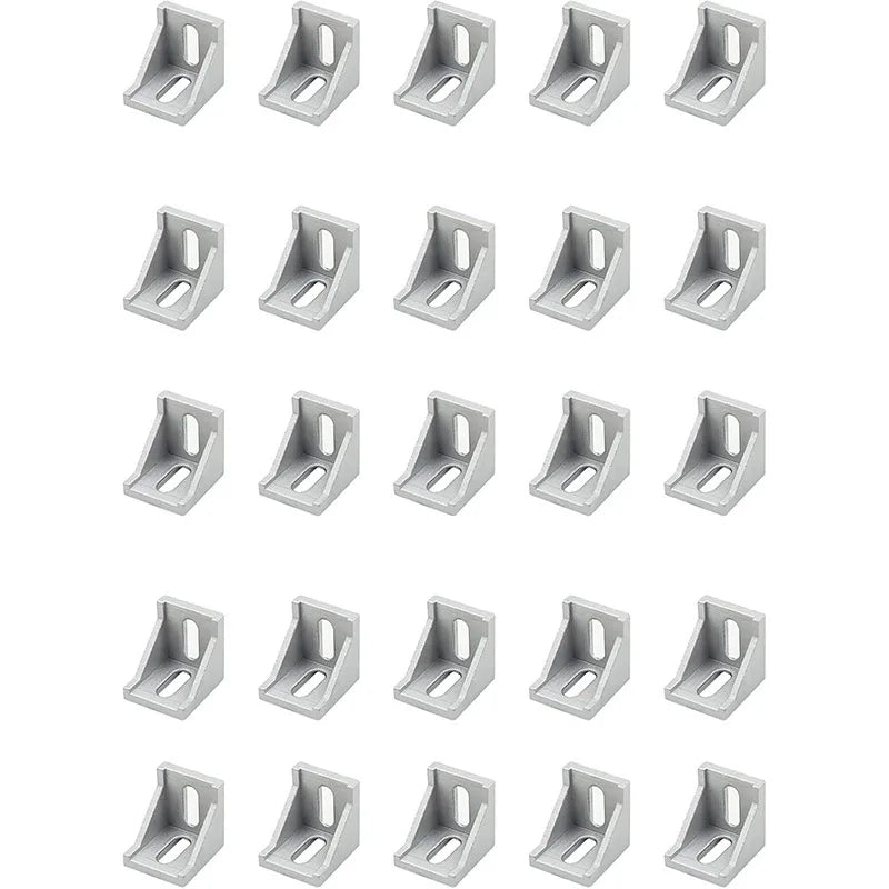 25PCS 4040 Aluminum Profile Corner Bracket Connectors 35×40mm Corner Bracket Connector Richie's 4040-25pcs