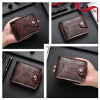 Men's 100 Dollar Bill Embossed PU Leather Wallet Men's Wallet Richie's