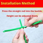 Plant Support Stakes Round Ring Trellis Cage – Green Plastic Plant Support Cage Richie's