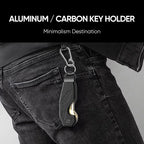 Zeeker Compact Metal Key Organizer | Minimalist Key Fob 2–6 Keys Metal Key Organizer Richie's