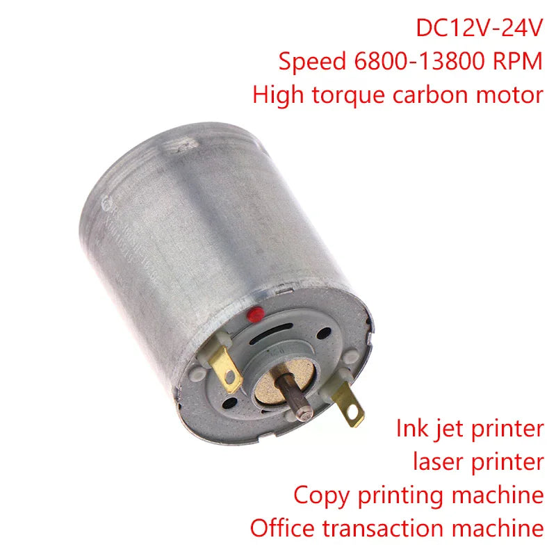RS360SH DC 12V–24V Carbon Brush Micro Motor 13800RPM DIY DC Micro Motor Richie's