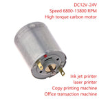 RS360SH DC 12V–24V Carbon Brush Micro Motor 13800RPM DIY DC Micro Motor Richie's