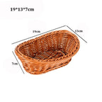 Imitation Rattan Woven Basket – Fruit, Snacks & Storage Woven Storage Basket Richie's