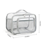 PVC Transparent Tote Bag – Waterproof Lunch & Travel Handbag Transparent Tote Bag Richie's Gray