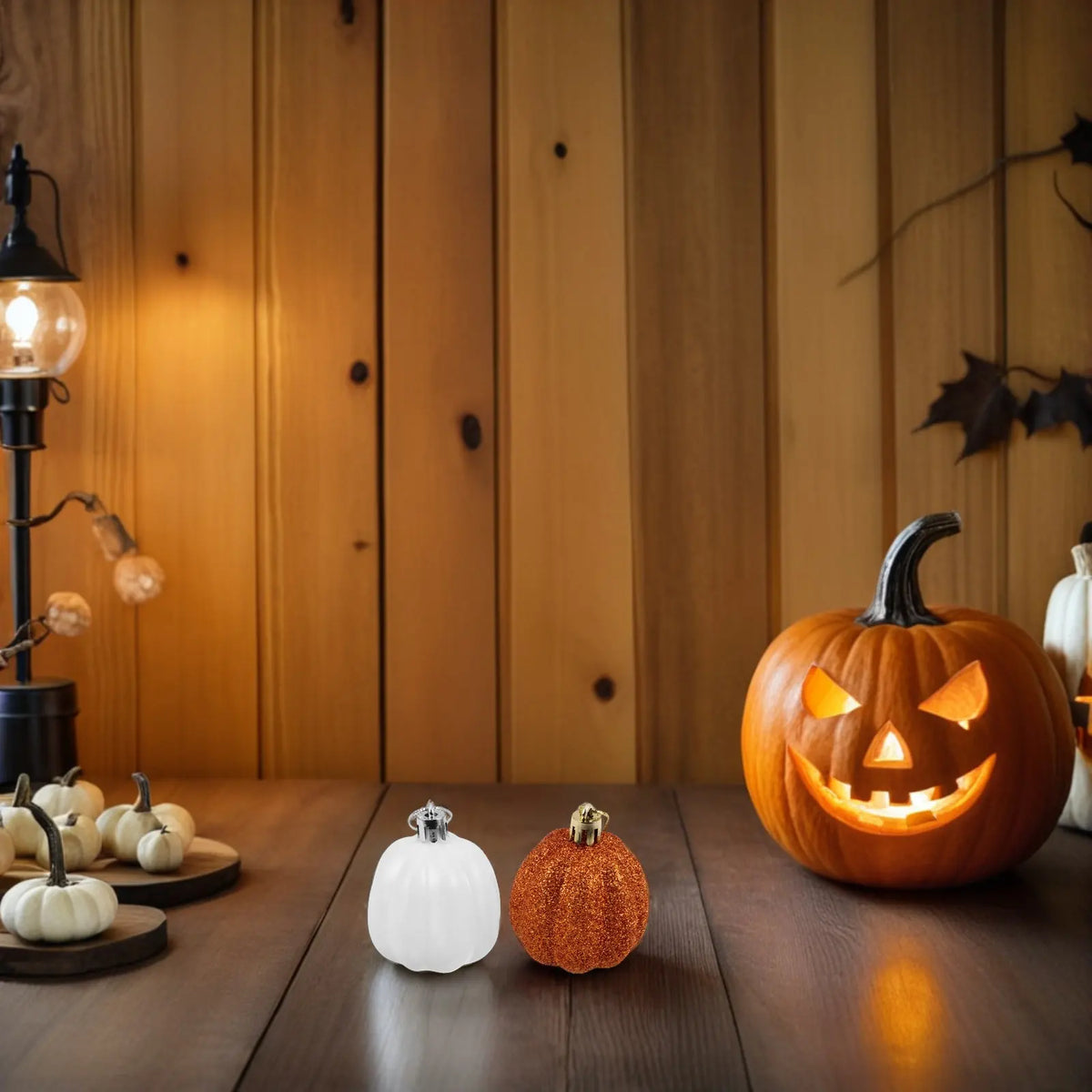 12 Pcs Mini Plastic Pumpkin Hanging Decorations – Fall Decor Seasonal Hanging Decor Richie's