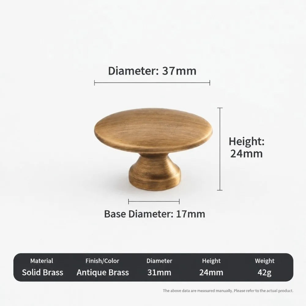 Solid Brass Cabinet Handle | French Style Furniture Pull Cabinet Door Pull Richie's B
