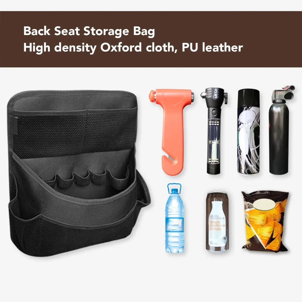 Oxford Cloth Car Back Seat Organizer – Multi-Pocket Bag Car Seat Organizer Richie's
