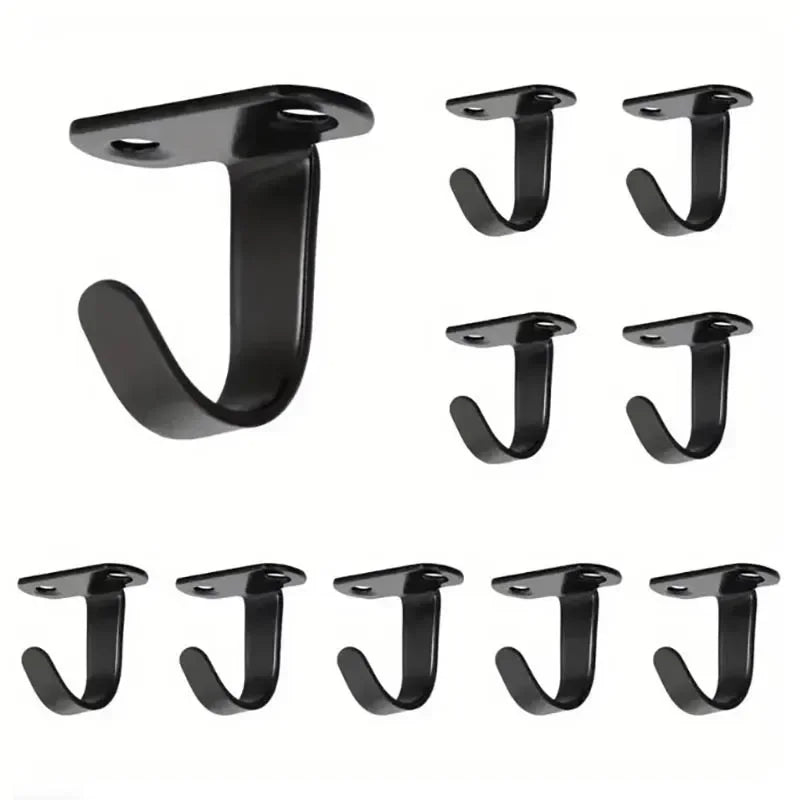 5-Pack Stainless Steel Screw-Mount Ceiling & Under-Shelf Hooks Ceiling Shelf Hooks Richie's