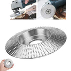 4" Tungsten Carbide Wood Shaping Disc 5/8" Bore Angle Grinder Grinding Shaping Disc Richie's Silver-4 Inch