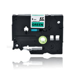 9mm TZe-221 Laminated Label Tape for Brother P-Touch Printers Label Maker Tape Richie's black on green