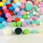 100 Pcs Fluffy Pom Poms 10–30mm | Kids DIY Craft Supplies DIY Craft Supplies Richie's