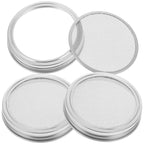 3-Pack Stainless Steel Sprouting Lids for Wide Mouth Mason Jars Mason Jar Sprouting Lids Richie's