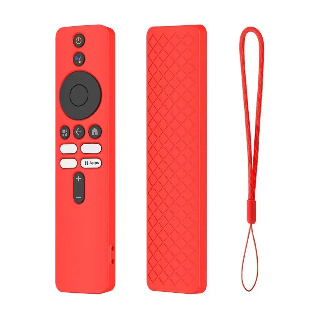 Silicone Remote Case for Xiaomi TV Box S 2nd Gen Remote Control Case Richie's red