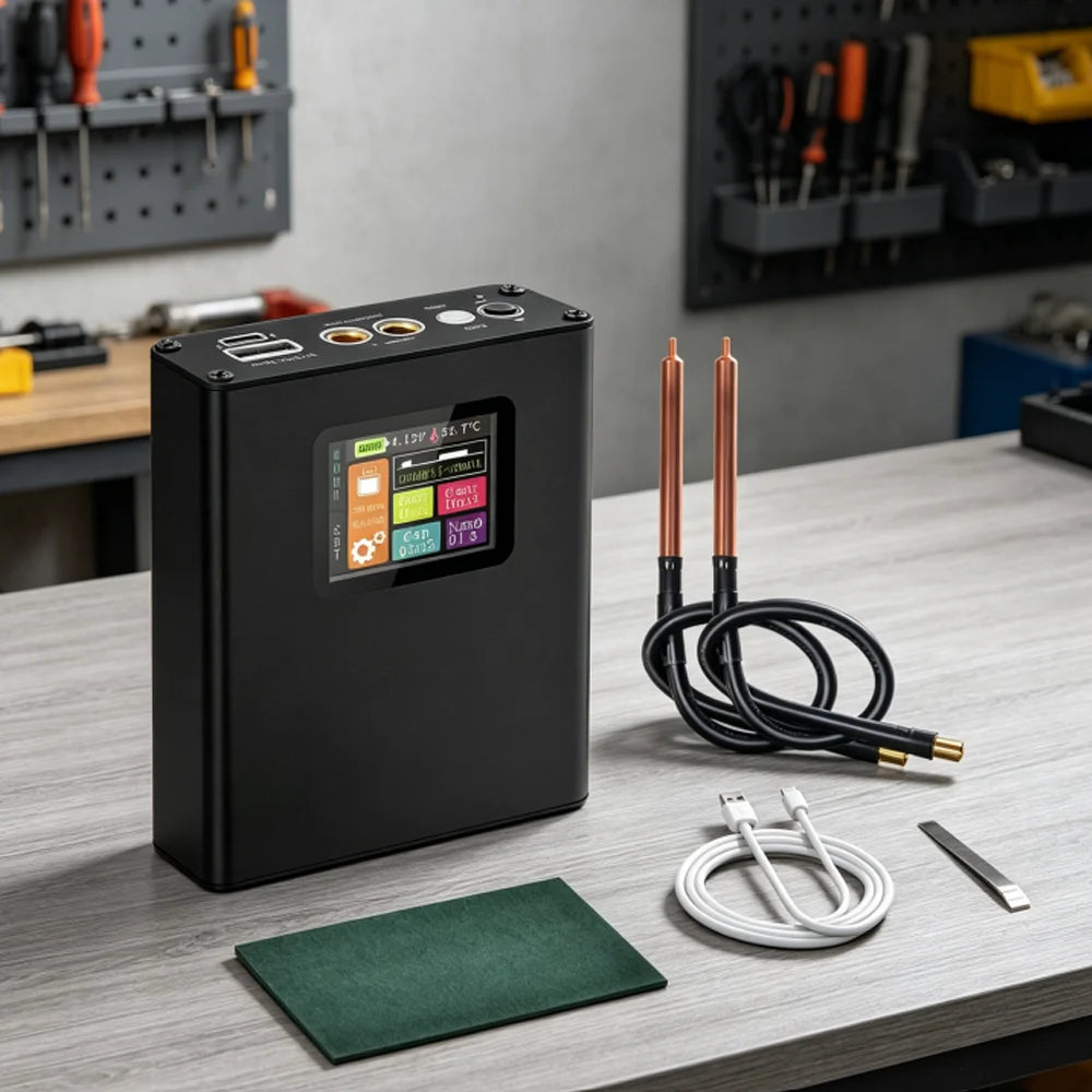 30-Gear 18650 Battery Spot Welder – LCD Digital Display Kit Spot Welder Richie's