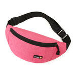 Waterproof Sport Waist Bag Fanny Pack for Men & Women Sport Fanny Pack Richie's rose pink
