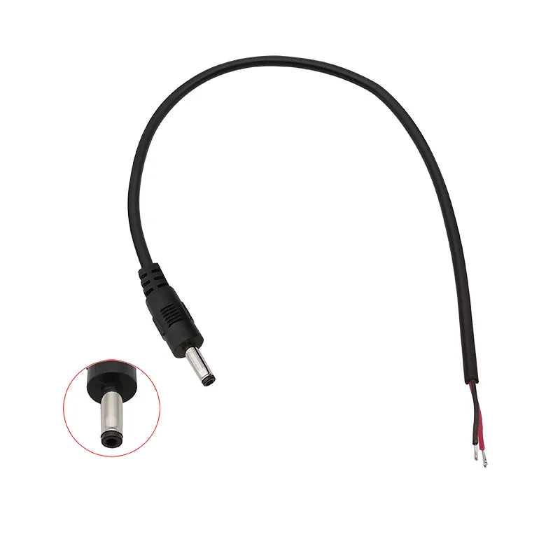 5-Pack 3.5x1.35mm DC Power Male Plug Extension Cable Connector DC Power Connector Richie's