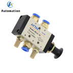 4R210-08 Manual Air Valve 1/4" 5-Port 2-Position + Fittings Pneumatic Control Valve Richie's