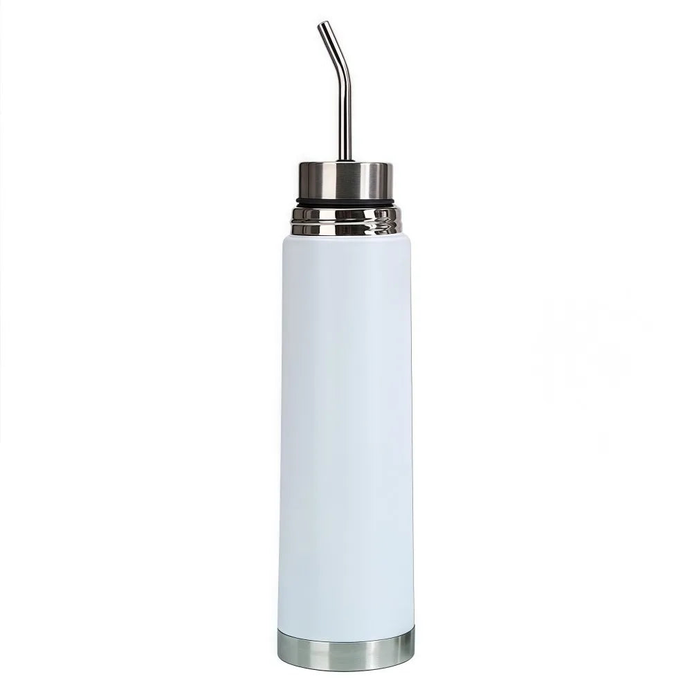 Yerba Mate Bottle 2-in-1 Built-in Straw Vacuum Thermos 500ml/750ml Vacuum Thermos Bottle Richie's White 750ML