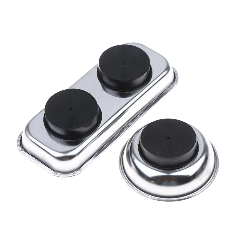Stainless Steel Magnetic Parts Bowl 4" & 6" | Bolts Nuts Screws Magnetic Parts Tray Richie's