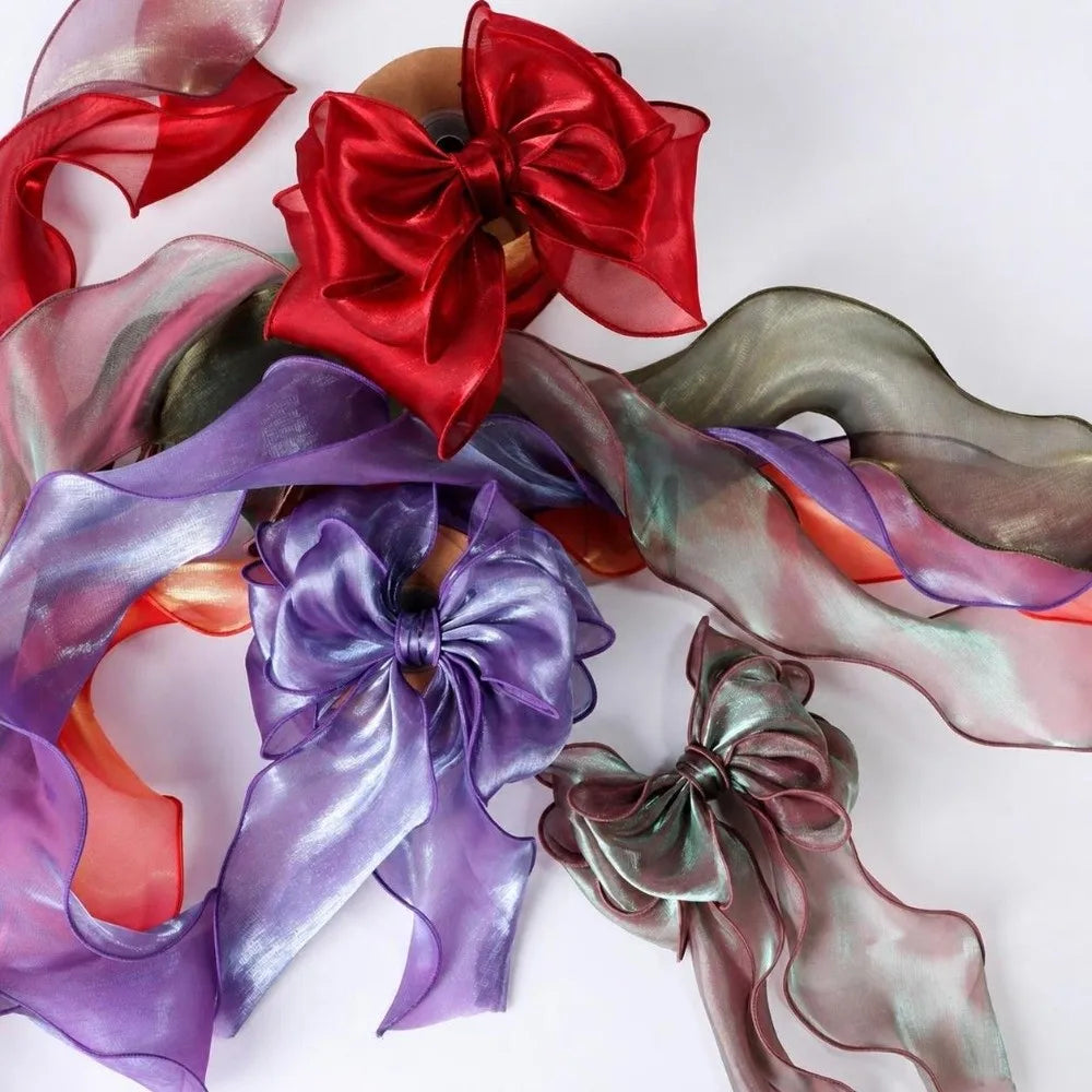 10 Yards Shiny Metallic Wavy Edge Ribbon – Crafts & Gift Wrap Decorative Craft Ribbon Richie's