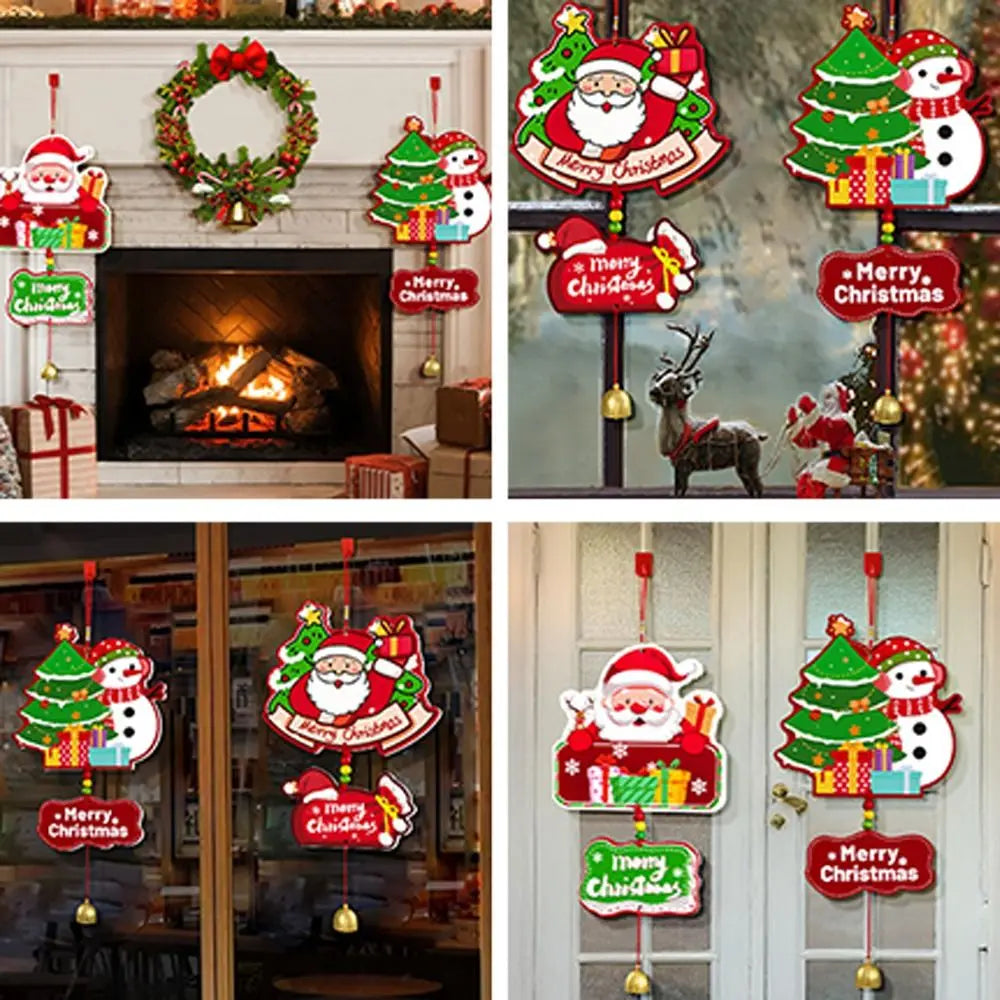 Christmas Wind Chime Bell Ornament – Xmas Door & Window Decor Christmas Wind Chime Richie's