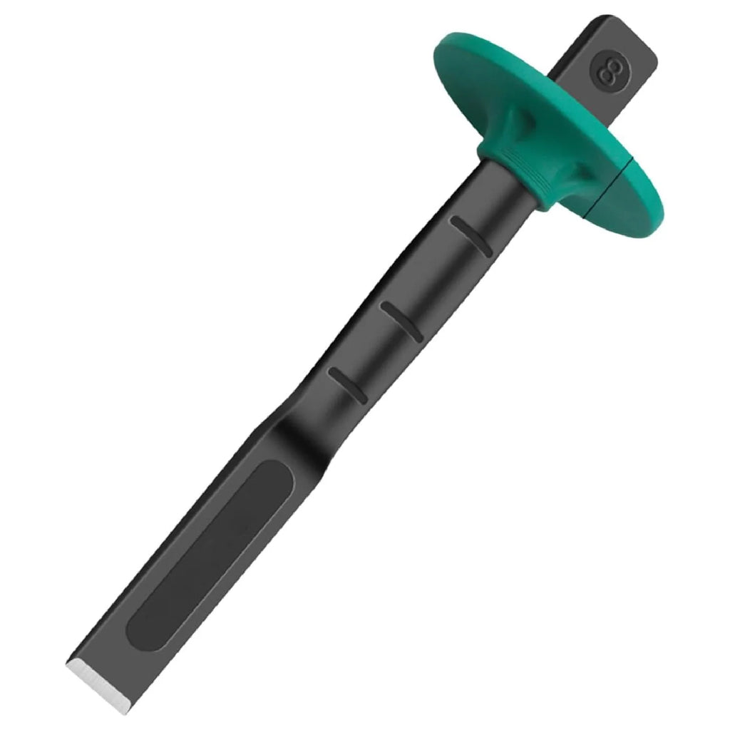 8" Heavy Duty Flat Chisel with Hand Guard – Wood & Masonry Masonry Hand Chisel Richie's