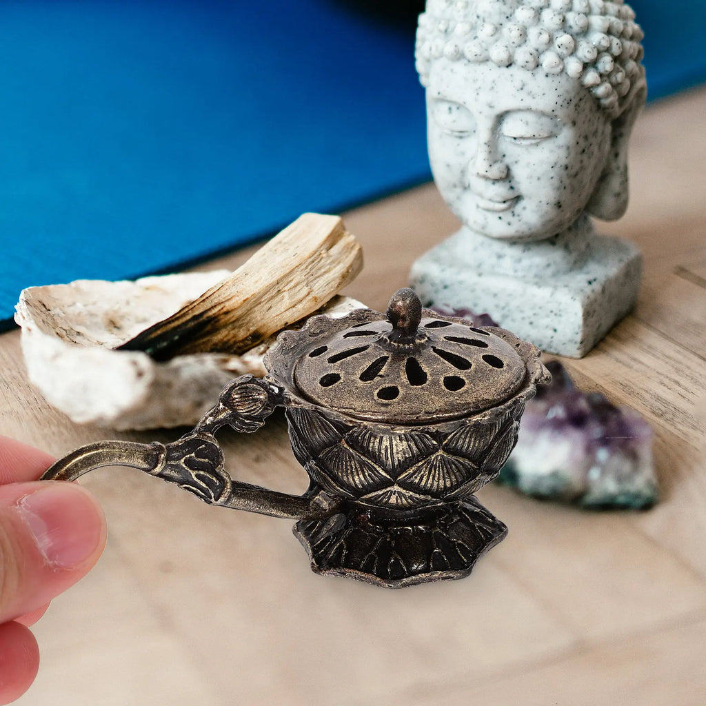 Zinc Alloy Agarwood Incense Burner & Aroma Diffuser Incense Burner Richie's Default Title